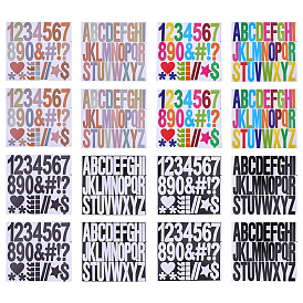 16 листы 8 стили самоклеящиеся ПВХ наклейки, Украшение дневника для фотоальбома своими руками