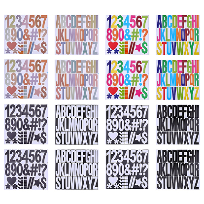 16 листы 8 стили самоклеящиеся ПВХ наклейки, Украшение дневника для фотоальбома своими руками