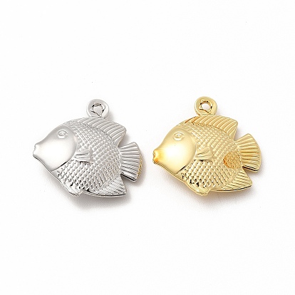 Стойки обшивки латунные подвески, очарование рыбы