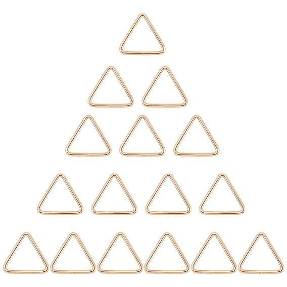 16шт. треугольные железные соединительные кольца