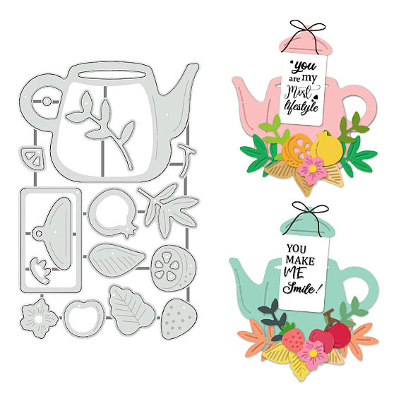 Закладка для чайника трафареты для резки из углеродистой стали, для diy scrapbooking, Фотоальбом, декоративная бумага для тиснения