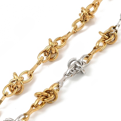 304 звенья узловой цепи из нержавеющей стали, ионное покрытие (ip), несварные, с катушкой