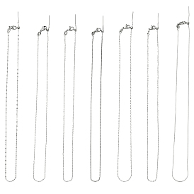 7 шт. 7 варианты дизайна 304 регулируемые цепочки из нержавеющей стали с застежкой-слайдером, не тускнеет