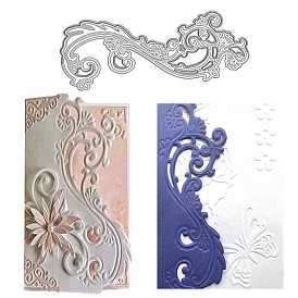 Flower Pattern Carbon Steel Cutting Dies Stencils, for DIY Scrapbooking, Photo Album, Decorative Embossing Paper Card