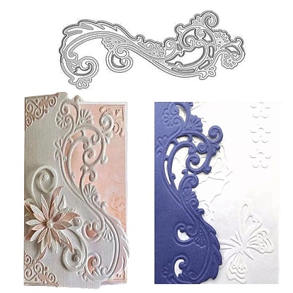 Flower Pattern Carbon Steel Cutting Dies Stencils, for DIY Scrapbooking, Photo Album, Decorative Embossing Paper Card