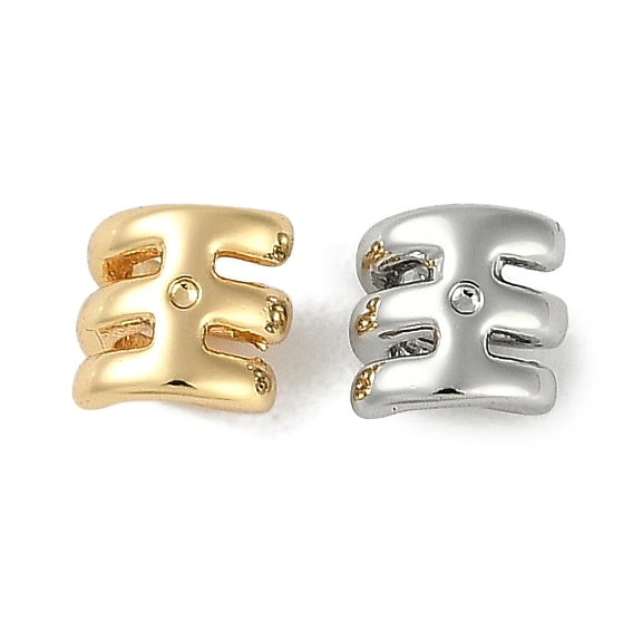 Латунные микро проложить кубического циркония бусы, без кадмия, без никеля и без свинца, колонка