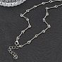304 ожерелья из текстурированной цепочки из нержавеющей стали, без потускнения