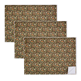 Обои для гостиной и спальни с мини-кукольным домиком, лист декоративных наклеек для кукольного домика