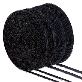 4 наборы 2 стилей нейлоновых и полиэстеровых волшебных лент, ленты с крючками и петлями