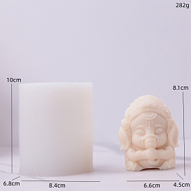 Ganesha Elephant DIY Food Grade Silicone Molds, for Scented Candle Making