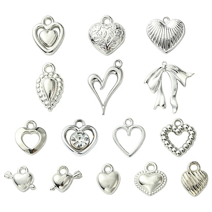 30Pcs 15 Styles Acrylic & Plastic Pendants Sets