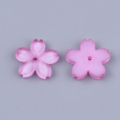 Translucent Resin Beads, for Jewelry Making, Sakura