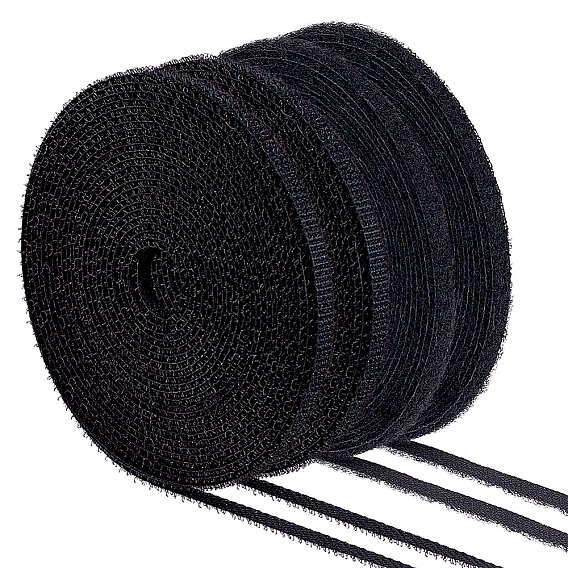 4 наборы 2 стилей нейлоновых и полиэстеровых волшебных лент, ленты с крючками и петлями