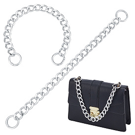 2шт. цепочки для сумок из сплава в виде тюрбана, с пружинными кольцами ворот, для аксессуаров для замены сумок