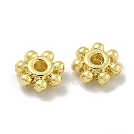 Alloy Spacer Beads, Long-Lasting Plated, Lead Free & Cadmium Free, Flower