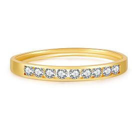 18K Gold Copper Bracelet with Zirconia Stones - Fashionable and Unique Luxury Bracelet for Women.