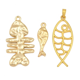 Alloy Pendants, Fish Charms