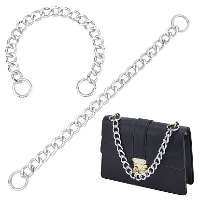2шт. цепочки для сумок из сплава в виде тюрбана, с пружинными кольцами ворот, для аксессуаров для замены сумок