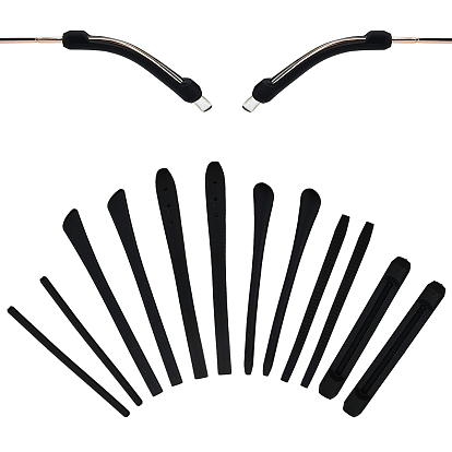 12 Pairs 6 Style Silicone Eyeglasses Ear Grip, Anti Slip Holder