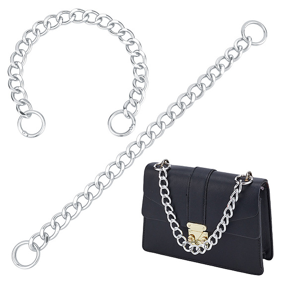 2шт. цепочки для сумок из сплава в виде тюрбана, с пружинными кольцами ворот, для аксессуаров для замены сумок