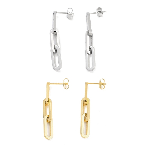 304 овальные серьги-гвоздики из нержавеющей стали для женщин, с 316 штифтов из нержавеющей стали