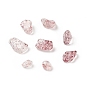 Natural Strawberry Quartz Chips Beads, No Hole