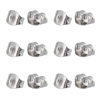 201 Stainless Steel Ear Nuts, Earring Backs