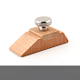 Wooden Sandpaper Grinding Block, with Stainless Steel Screw for Fixed Sandpaper Grinding Tool