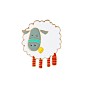 Adorable Sheep Brooch - Cute and Soft Animal Pin for Any Outfit!
