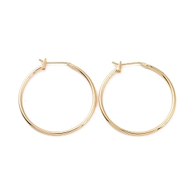 Ion Plating(IP) Brass Huggie Hoop Earrings for Women