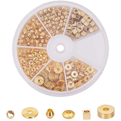 Brass Spacer Beads, Mixed Shapes