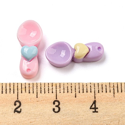 Tableware Opaque Resin Decoden Cabochons, Spoon with Heart