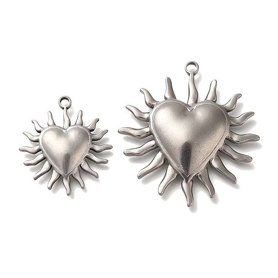304 подвески из нержавеющей стали, шарма сердца