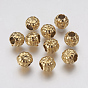 Ion Plating(IP) 304 Stainless Steel European Beads, Pumpkin, Large Hole Beads