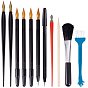 DIY Carve Kit, with Plastic Scratch Coloring Pen, Painting Brush, Dual Tip Scratching Coloring Pen, Small Brush, Small Scraper and Bamboo Sticks