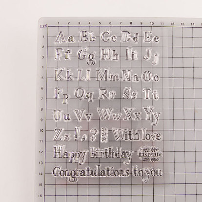 Tampons en silicone transparent, pour scrapbooking diy, album photo décoratif, fabrication de cartes, feuilles de timbres