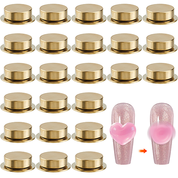 24Pcs High Carbon Chromium Bearing Steel Spin Axis, Flat Round