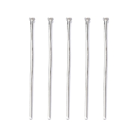 Iron Flat Head Pins, Cadmium Free & Lead Free, 35x0.75~0.8mm, about 7000pcs/1000g