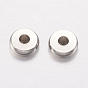304 Stainless Steel Beads, Flat Round