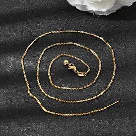 1.2 мм, унисекс 304 цепочка из нержавеющей стали, регулируемые ожерелья-слайдеры