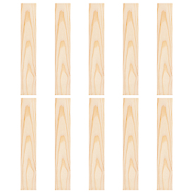 Необработанные кусочки дерева прямоугольной формы, деревянные детали для декоративных поделок