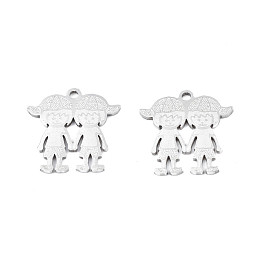 201 Stainless Steel Pendants, Girl