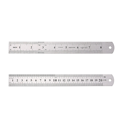 Stainless Steel Rulers, Max Value: 20~60cm, Min Value: 1mm