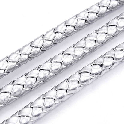 Шнур из искусственной кожи, искусственная кожа, круглые