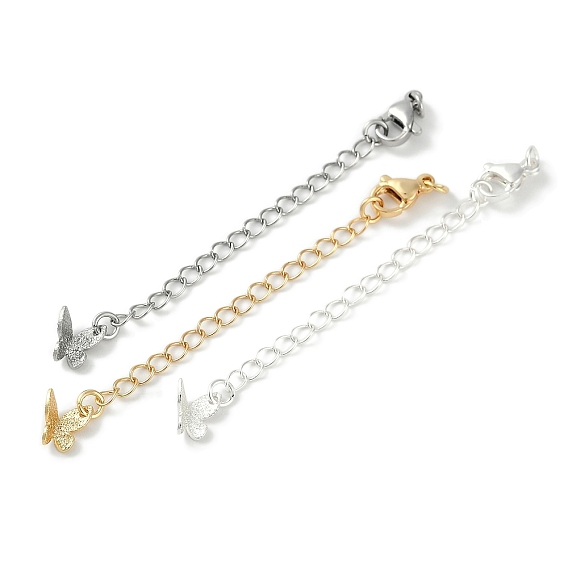 Латунь заканчивается цепи, без кадмия, без никеля и без свинца, бабочка