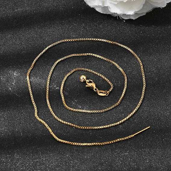 1.2 мм, унисекс 304 цепочка из нержавеющей стали, регулируемые ожерелья-слайдеры