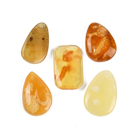 Natural Amber Pendants, Nuggets Charms