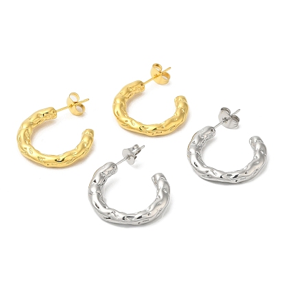 304 серьги-кольца из нержавеющей стали, серьги-кольца