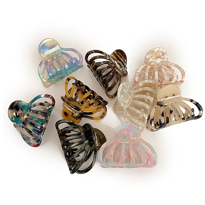 Заколки для волос с когтями из ацетата целлюлозы (смола), аксессуары для волос для женщин и девочек