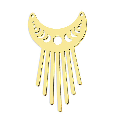 Вакуумное PVD-покрытие 201 подвесные звенья из нержавеющей стали, лазерная резка, луна